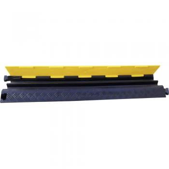 Câble guard VISO CP1081 – support industriel 2 canaux jaune/noir, 100x250x50 mm