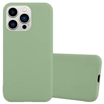 Protection silicone TPU vert pastel pour iPhone 14 PRO MAX
