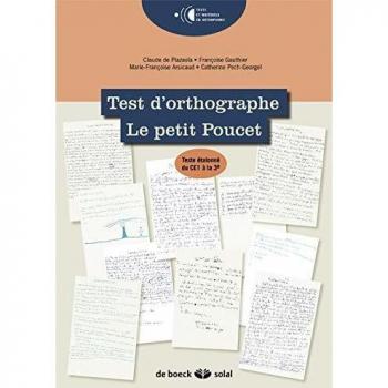 Test d'orthographe : Le petit Poucet