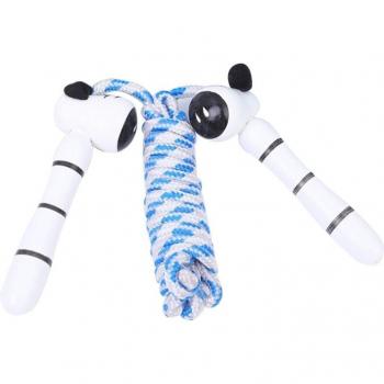 Children's Jump Rope, 7ft Adjustable Cotton Skipping Rope with Wooden Handle