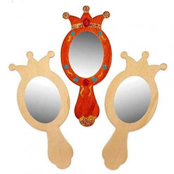 Specchio decorativo in legno per attività creative