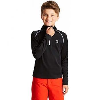 Regatta Kinder Fleece Jacke Consist Core Stretch, Schwarz, 5-6