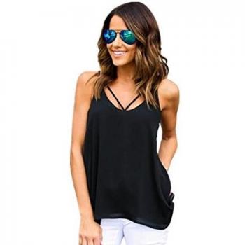 LONUPAZZ chemise sans manches femme
