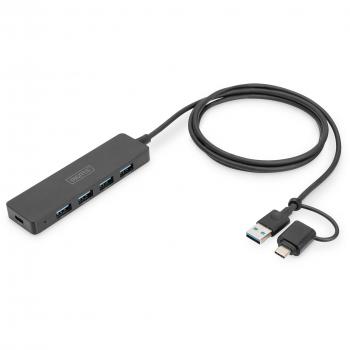 Hub et concentrateur USB 3.2 Gen 1 Digitus DA-70236 (3.1 Gen 1)
