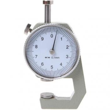 Medidor de espesor dial para cuero y papel 10-20mm exactitud 0.1mm