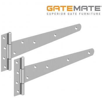 Heavy Duty Shed Door Gate Hinges – Medium Tee, 10, 12, 14, 16, 18, 24