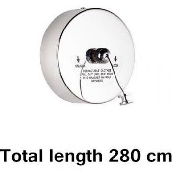 304 Stainless Steel Fold‑Out Laundry Hanger for Walls