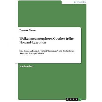 Wolkenmetamorphose: Goethes Howard-Rezeption