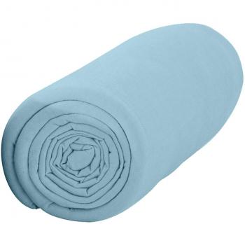 Tête de lit Portofino 140×190 cm, couleur bleu, jersey coton