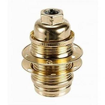 Douille E14 laiton + bague