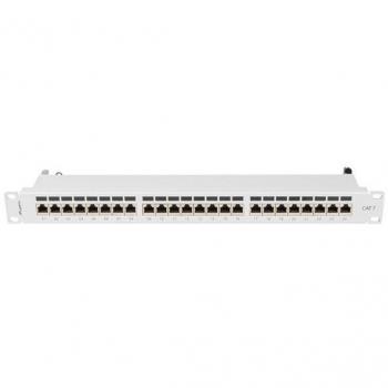 Lanberg 1U 24-Port Grey Cat 7 Patch Panel