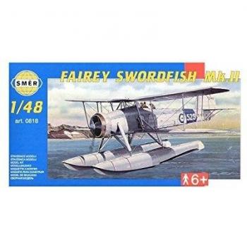 Fairey Swordfish Mk.2 Limited 1:48 Směr plastikový model letadla ke slepení, rozměry modelu 26,4x29cm, balení 34x19x5,5cm