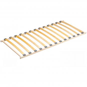 VIPACK Sommier Cadre Beige 90x200 cm – 13 Lattes