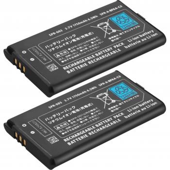 Batería Reemplazo 3DS XL 1750 mAh – 2 unidades en caja