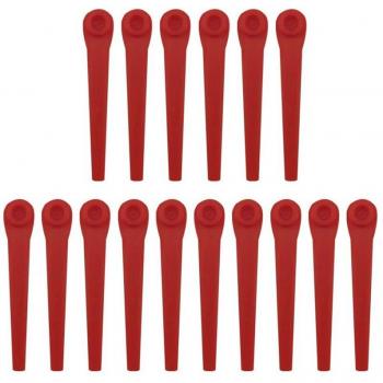 100 Stück Ersatzklingen aus Kunststoff für Gras Trimmer