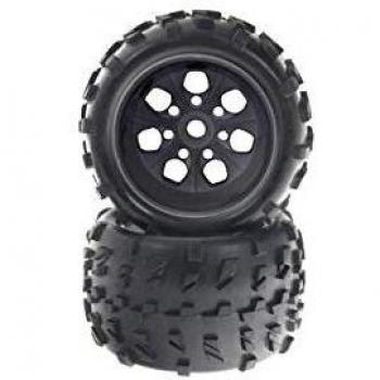 Amewi MT817 Set di Ruote 1:8 Nero