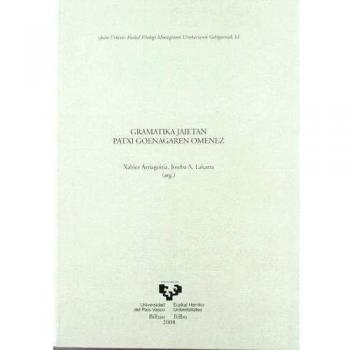 Gramatika jaietan Patxi Goenagaren omenez