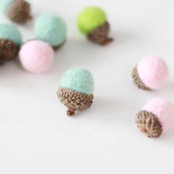 Wool Felt Pom Poms