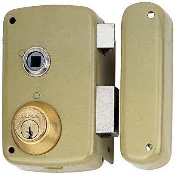 Lince 5056B Stahl-Schloss Links 70mm