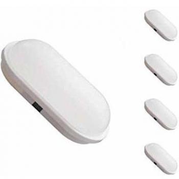 Aplique LED Blanco Frío Ovalado 20W IP65 (5 Piezas)