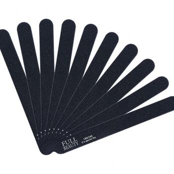 Kit de limas de uñas 10 piezas, 180/240 granos, incluye palo removedor de gel UV