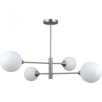 Italux Evora Plafonnier Acier et Verre