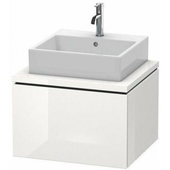 Duravit L‑Cube Waschtisch Unterschrank – 62 × 54,7 cm – Nussbaum Dunkel – 1 Schublade