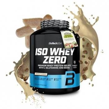 1816 g BioTech USA Iso Whey Zero in Tiramisu‑Stil