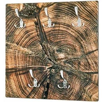 Porte-Manteau Murale INOX Nature-Optique 60x9x60 cm