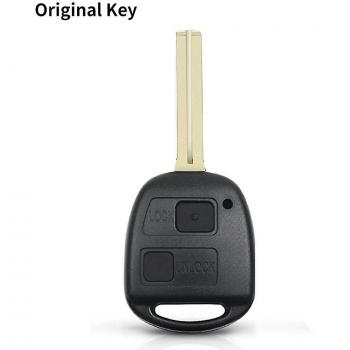 Coque de Clé Pliable 2/3 Boutons pour Yaris