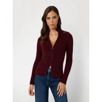 Turtleneck Zip Cardigan by Guess