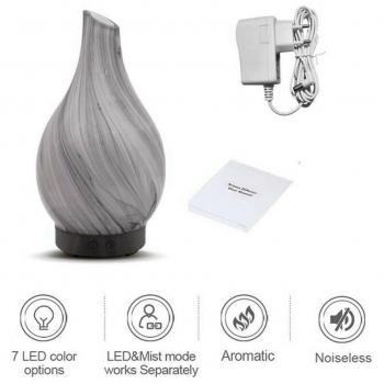 Difusor de Aromaterapia con Luz LED y Cromoterapia en Vidrio