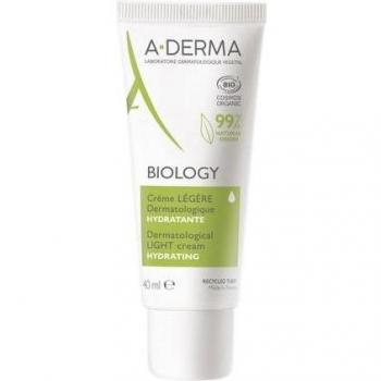 A-Derma Biology Crema Dermatológica Hidratante Ligera 40ml