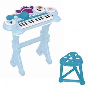 Tastiera Elettronica Disney Frozen con seggiola e microfono