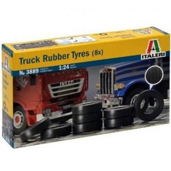Italeri 1/24 Truck Rubber Tyres Kit – 8 Units