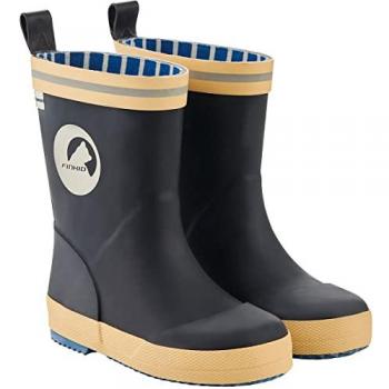 FINKID Youth Navy Blue All‑Weather Boots, UK8