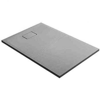 Receveur de douche en quartz blanc Terreno 120 x 80 cm ALLIBERT