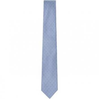 Cravatta in seta blu a pois per uomo Hackett