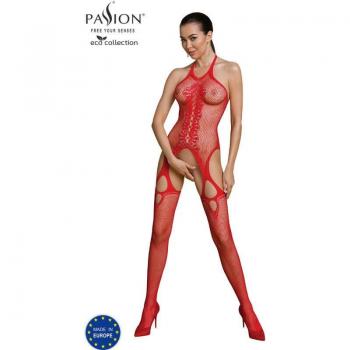 Passion ECO Body‑Stück – Rot, 20 Den, Transparenz