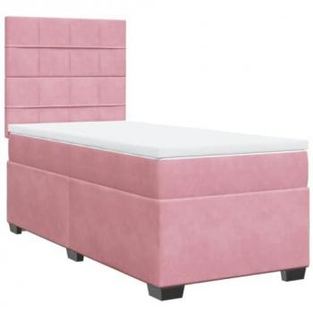 Sommiers en velours rose, 80 × 200 cm – série vidaXL