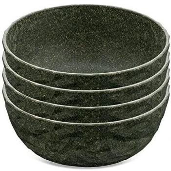 Koziol CLUB BOWL Set 4 Stück, 5004701, Natur Ash Grey