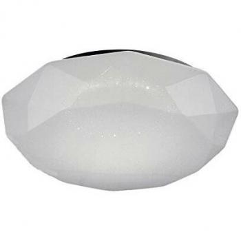 Diamante 54W LED Flush Ceiling Light, 51.5cm Round, 5000K, 4000lm