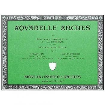 Cartulina Aquarelle 23x31