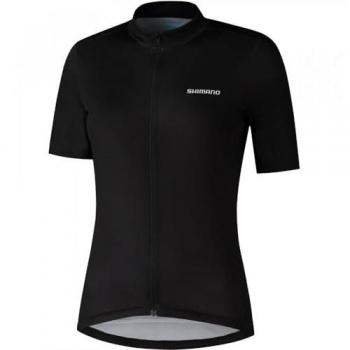 Shimano Element Damen Kurzarmtrikot – L/Schwarz