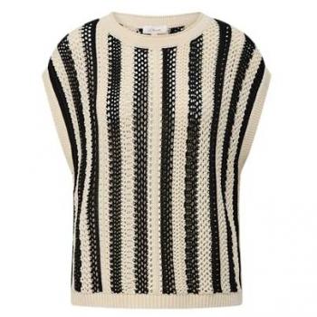 S.Oliver Unisex‑Stricktop mit Schulterüberschneidung