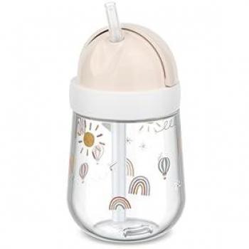 Mepal Mio Strohhalmbecher 300 ml – Regenbogen‑Design