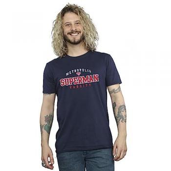 Metropolis Superman T-Shirt Varsity Uomo DC Comics
