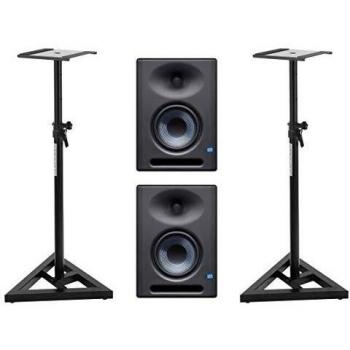 Presonus Eris E5 XT Aktives Studiomonitor Set inkl. Boxenstativen