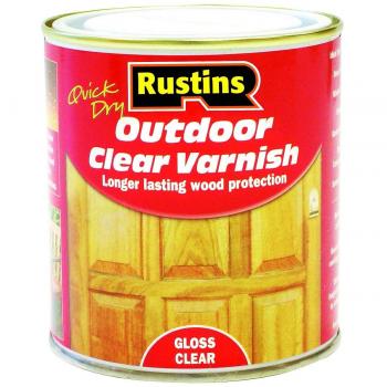 Rustins Quick Dry Varnish 500ml Clear Gloss