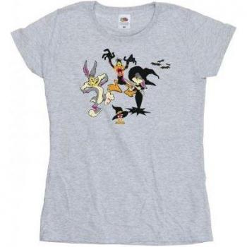 Abbigliamento Looney Tunes femminile: t-shirt Halloween Friends in cotone